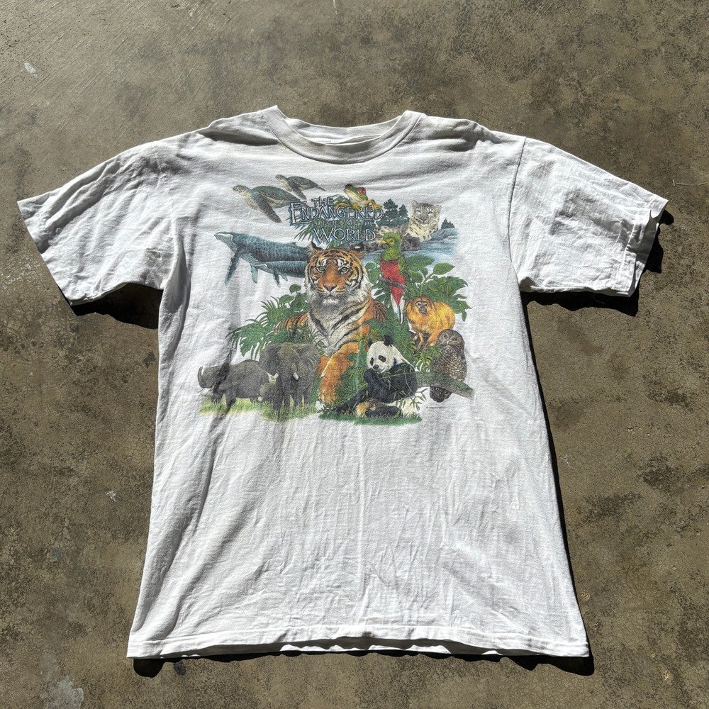 Wildlife Graphic Short Sleeve Tee - White